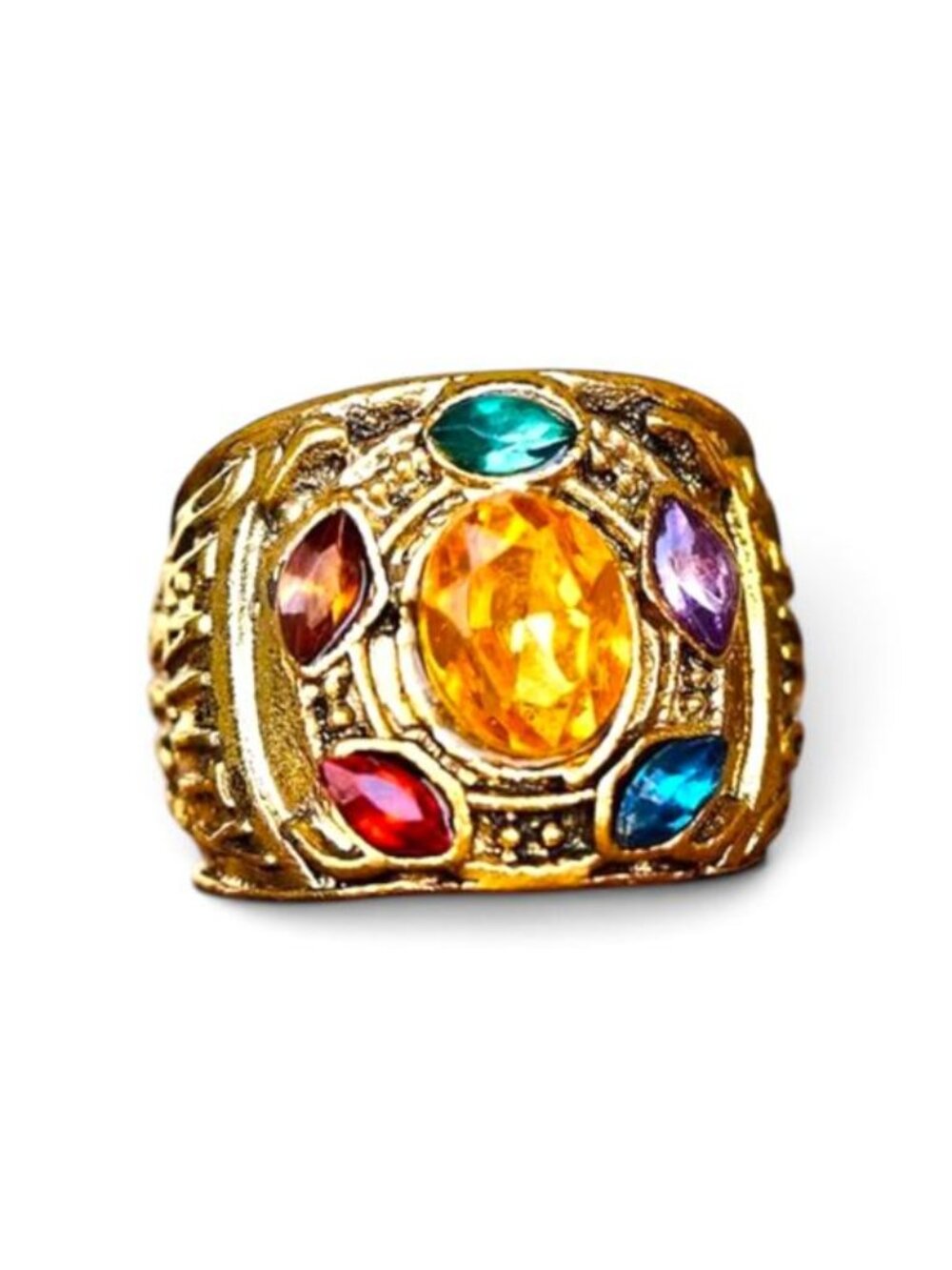 NWT- Infinity Gauntlet Ring with Gems Thanos ring infinity stones marvel SZ8